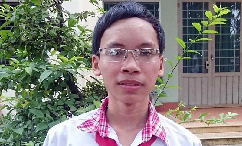 Võ Phạm Tuấn Dũng - học sinh giỏi Toán cấp tỉnh