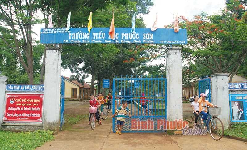 Trường tiểu học Phước Sơn còn nhiều khó khăn