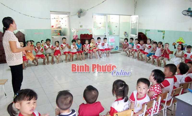 16 trường mầm non ở Đồng Xoài được công nhận an toàn, phòng, chống tai nạn, thương tích