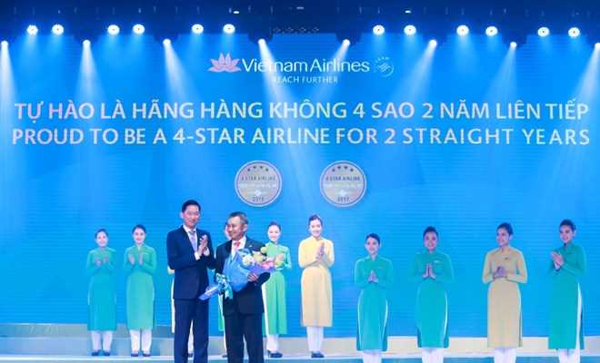‘Ông lớn' Vietnam Airlines tiếp tục ngự trị hãng hàng không 4 sao