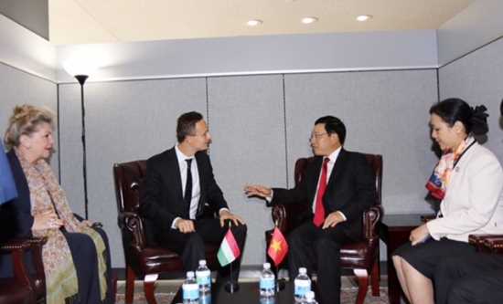 Hoạt động của Ph&oacute; Thủ tướng Phạm B&igrave;nh Minh tại kh&oacute;a họp 72 ĐHĐ LHQ