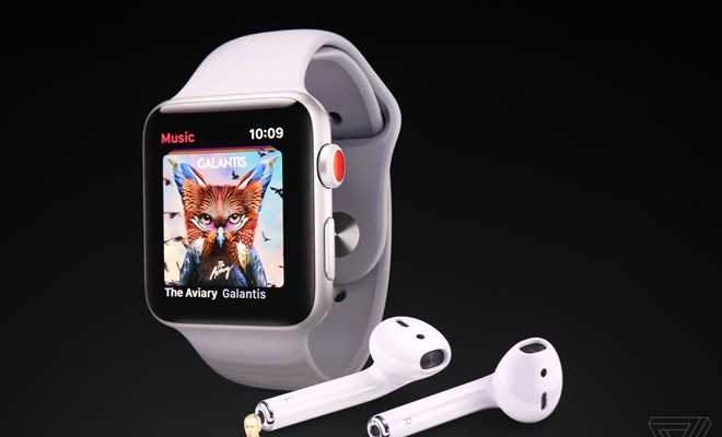 Apple ra mắt mẫu đồng hồ Apple Watch Series 3 kết nối mạng LTE
