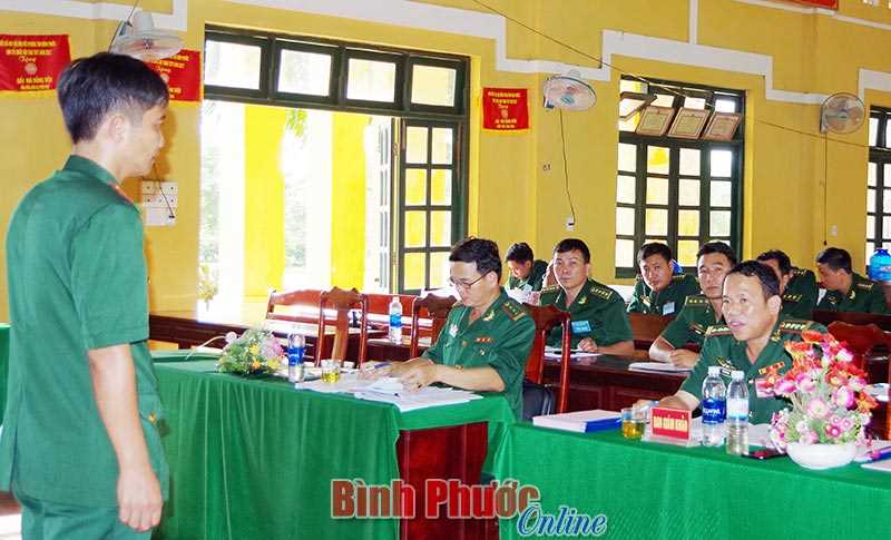 BĐBP B&igrave;nh Phước: Thi c&aacute;n bộ giảng dạy ch&iacute;nh trị giỏi