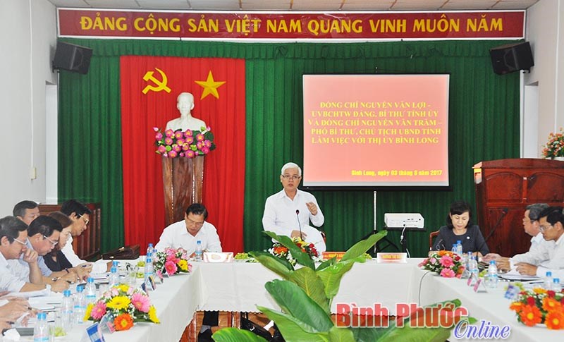 B&igrave;nh Long phải trở th&agrave;nh đ&ocirc; thị&nbsp;dịch vụ - du lịch dọc h&agrave;nh lang ph&iacute;a t&acirc;y của tỉnh