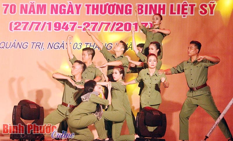 B&igrave;nh Phước tham gia li&ecirc;n hoan tuy&ecirc;n truyền kỷ niệm 70 năm Ng&agrave;y Thương binh liệt sĩ