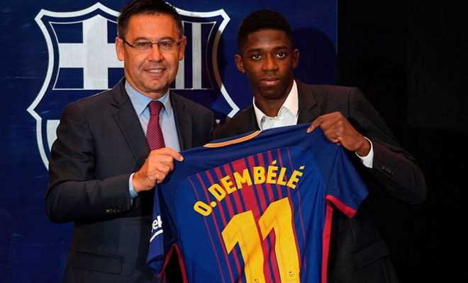 Ousmane Dembélé nhận bao nhiêu tiền lương ở Barcelona?