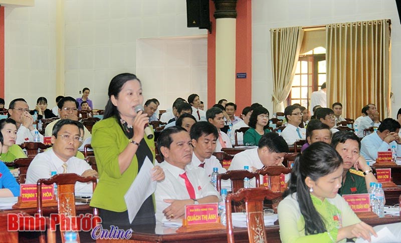 Chất vấn tại kỳ họp thứ 4 HĐND tỉnh kh&oacute;a IX