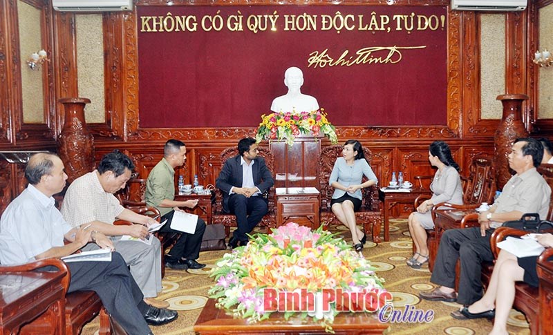 Công ty ReNew Power Ventures Pvt.Ltd tìm hiểu đầu tư tại Bình Phước