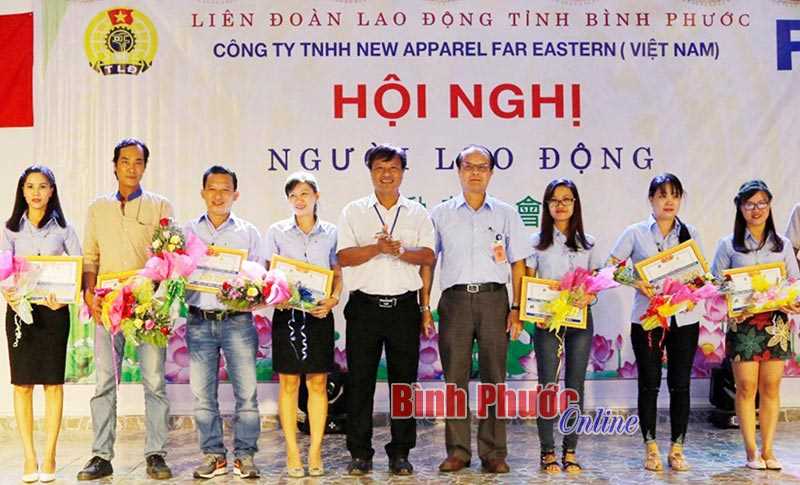 Công ty TNHH New Apparel Far Eastern (VN): 100% người lao động được ký hợp đồng lao động