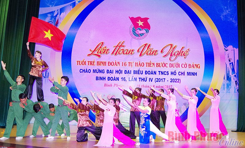 Binh đoàn 16 tổ chức liên hoan văn nghệ