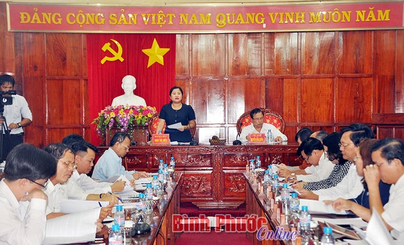 Đo&agrave;n kiểm tra, gi&aacute;m s&aacute;t của Tỉnh ủy l&agrave;m việc với Ban c&aacute;n sự Đảng UBND tỉnh