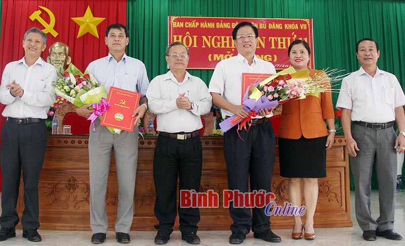 Đồng ch&iacute; Huỳnh Hữu Thiết được điều động giữ chức B&iacute; thư Huyện ủy B&ugrave; Đăng