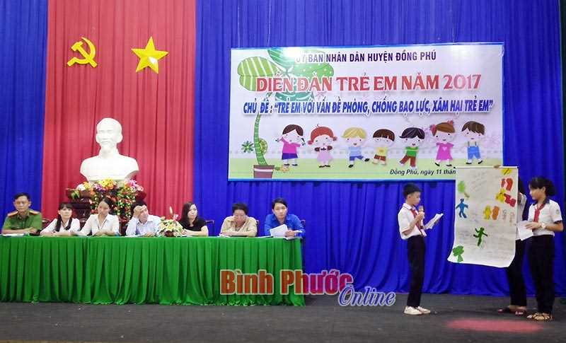 165 học sinh tham gia diễn đàn trẻ em