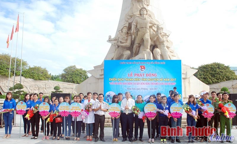 Đồng Xoài phát động chiến dịch tình nguyện hè