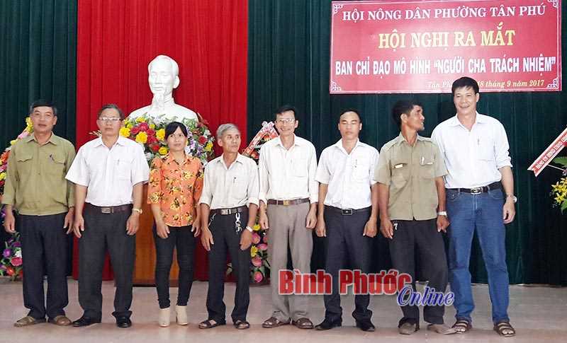 Đồng Xoài ra mắt mô hình “Người cha trách nhiệm”