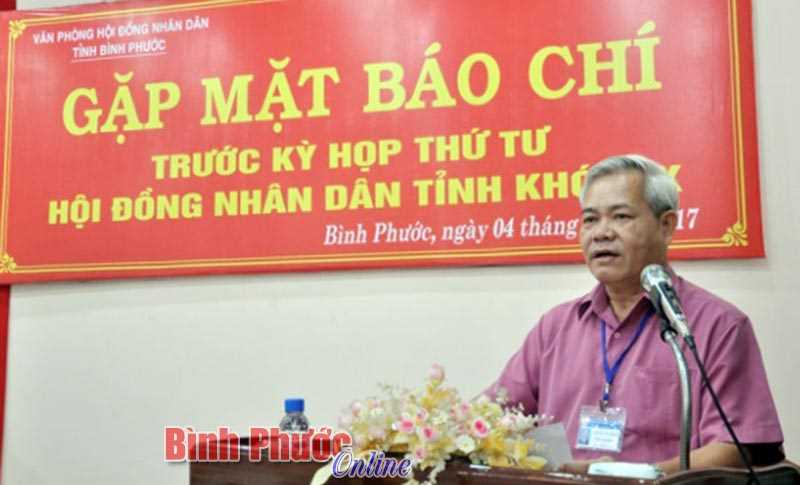 Gặp mặt b&aacute;o ch&iacute; trước kỳ họp thứ 4 HĐND tỉnh kh&oacute;a IX
