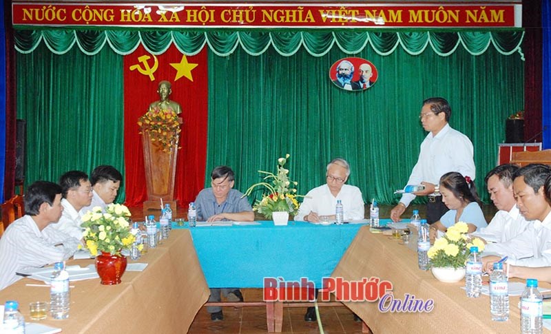 HĐND tỉnh khảo s&aacute;t tổ chức hoạt động HĐND cấp x&atilde; tại B&ugrave; Gia Mập