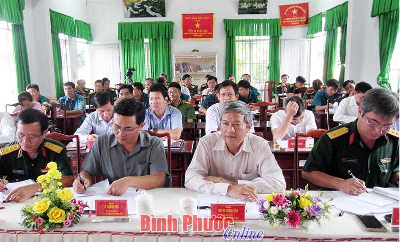 Đồng Xo&agrave;i sơ kết nhiệm vụ qu&acirc;n sự - quốc ph&ograve;ng 6 th&aacute;ng đầu năm