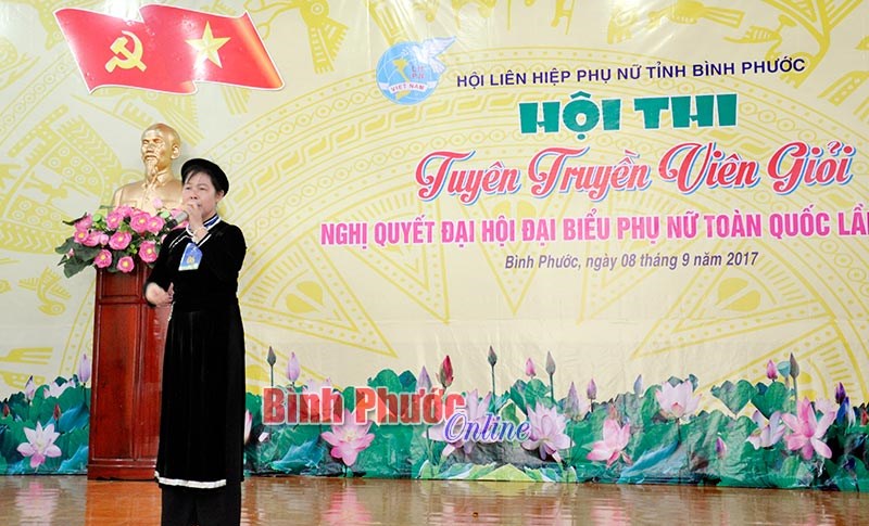 S&ocirc;i nổi hội thi tuy&ecirc;n truyền vi&ecirc;n hội phụ nữ giỏi