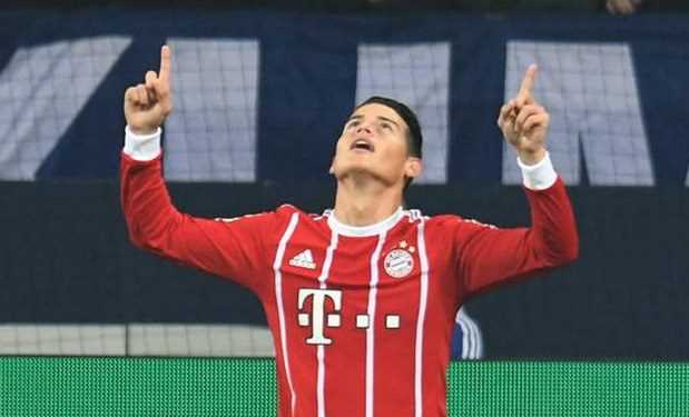 James Rodriguez "mở tài khoản," Bayern Munich hạ gục Schalke 04