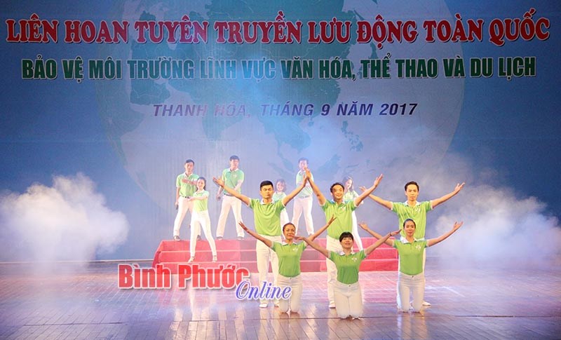 B&igrave;nh Phước tham gia Li&ecirc;n hoan th&ocirc;ng tin tuy&ecirc;n truyền lưu động về c&ocirc;ng t&aacute;c bảo vệ m&ocirc;i trường