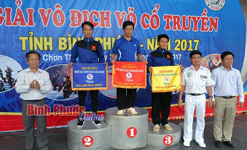 Lộc Ninh nhất toàn đoàn giải võ thuật cổ truyền tỉnh năm 2017