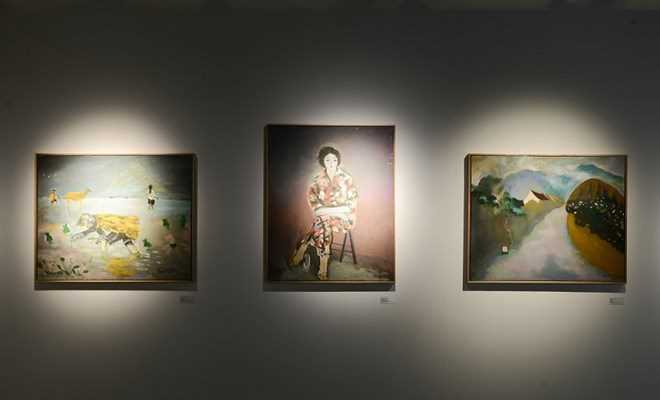 Tận mắt chi&ecirc;m ngưỡng những tuyệt phẩm của danh họa Lưu C&ocirc;ng Nh&acirc;n