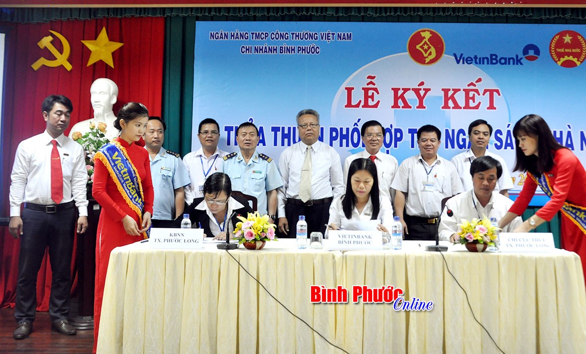 Thêm 2 phòng giao dịch của Vietinbank Bình Phước thu NSNN