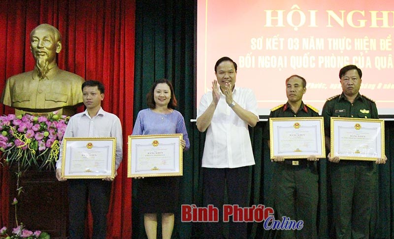 Sơ kết 3 năm thực hiện Đề &aacute;n Đối ngoại quốc ph&ograve;ng