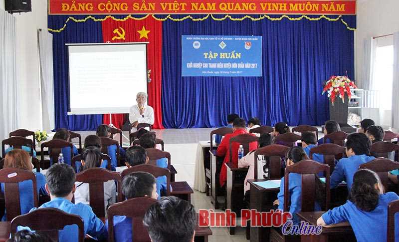 Huyện đoàn Hớn Quản tập huấn khởi nghiệp cho thanh niên