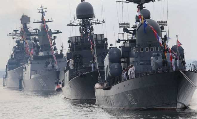 Quân đội Latvia phát hiện tàu chiến Nga ở vùng đặc quyền kinh tế