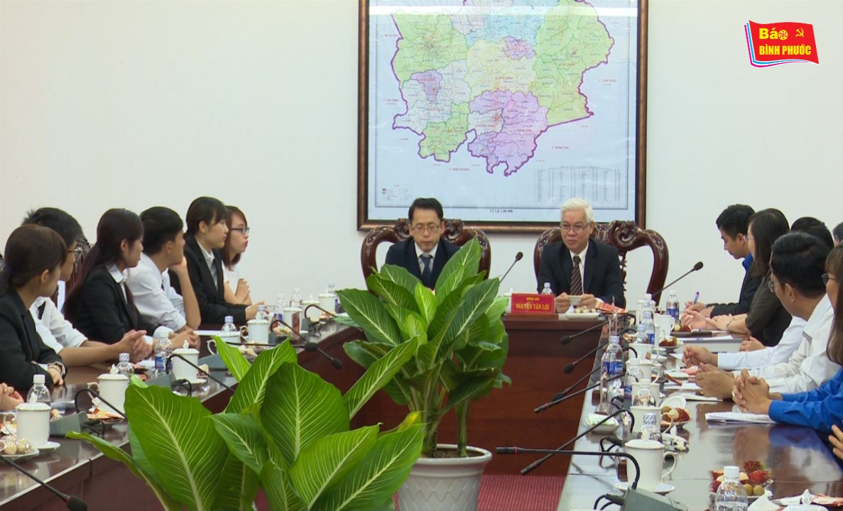 [Video] Lãnh đạo tỉnh gặp mặt đoàn thanh niên Việt - Nhật