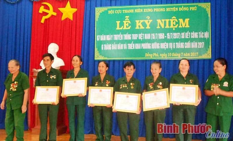 Đồng Phú, Chơn Thành kỷ niệm 67 năm Ngày truyền thống cựu TNXP