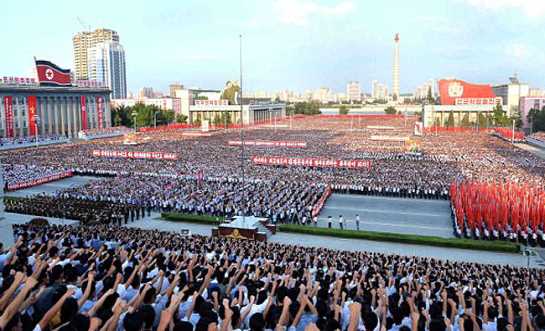 Biển người Triều Tiên đổ về quảng trường Kim Nhật Thành ủng hộ chính quyền