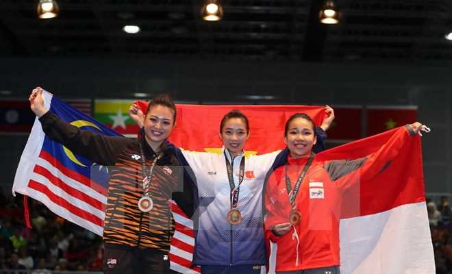 Bảng xếp hạng SEA Games 29: Việt Nam giành 4 HCV, leo lên tốp 4