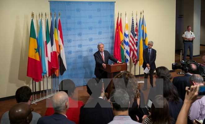 Liên hợp quốc kêu gọi đối thoại giải quyết căng thẳng Triều Tiên