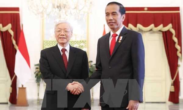 Việt Nam v&agrave; Indonesia k&yacute; kết một loạt văn kiện hợp t&aacute;c
