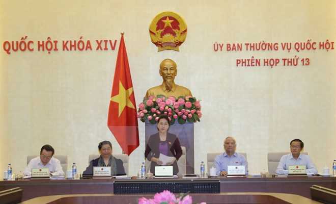 Khai mạc Phi&ecirc;n họp thứ 13 Ủy ban Thường vụ Quốc hội kh&oacute;a XIV