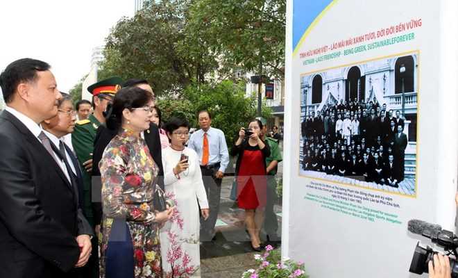 Triển l&atilde;m về quan hệ hữu nghị truyền thống, đo&agrave;n kết đặc biệt Việt-L&agrave;o