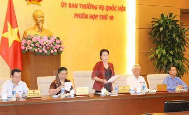 Nghị quyết về chương tr&igrave;nh gi&aacute;m s&aacute;t của Ủy ban Thường vụ Quốc hội