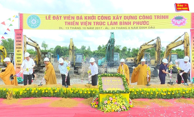 [Video] Khởi công xây dựng Thiền viện Trúc Lâm Bình Phước