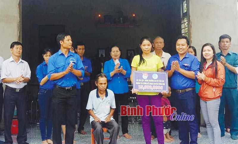 Bà Lê Thị Nhất được hỗ trợ xây nhà