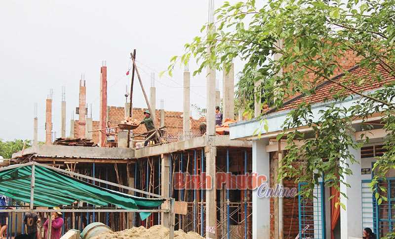 Trường tiểu học Đa Kia C được xây phòng học mới 