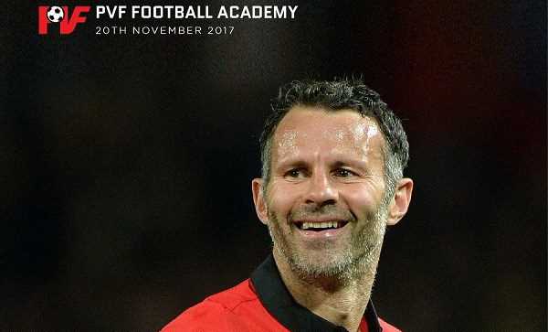 Ryan Giggs làm Giám đốc bóng đá Trung tâm Đào tạo bóng đá trẻ Vingroup