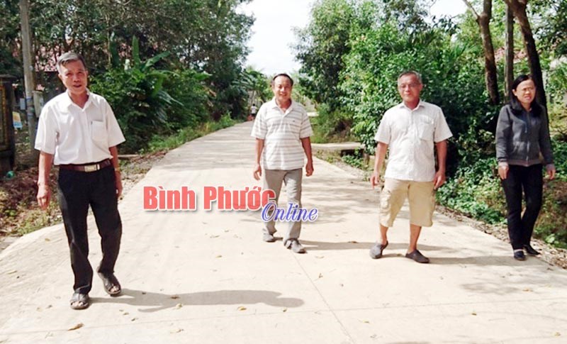 Ấp 4, xã Minh Thắng - khu dân cư tiêu biểu