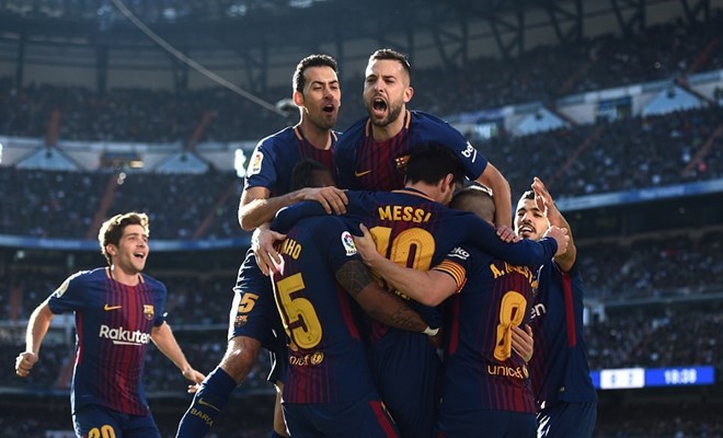 Real Madrid thảm bại trước Barcelona ngay tại thánh địa Bernabeu