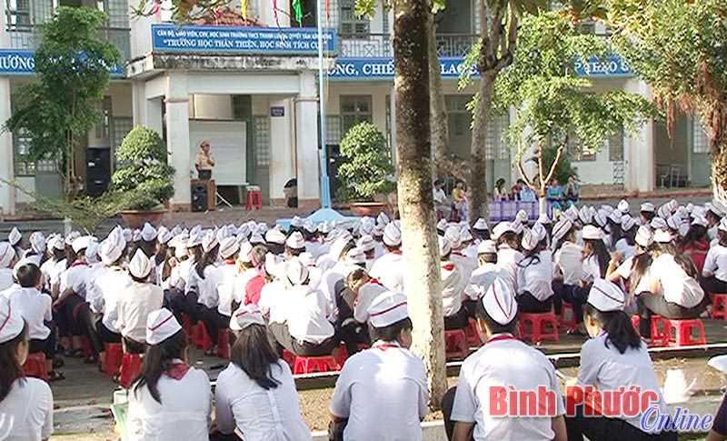 Bình Long tăng cường xử lý học sinh vi phạm luật giao thông