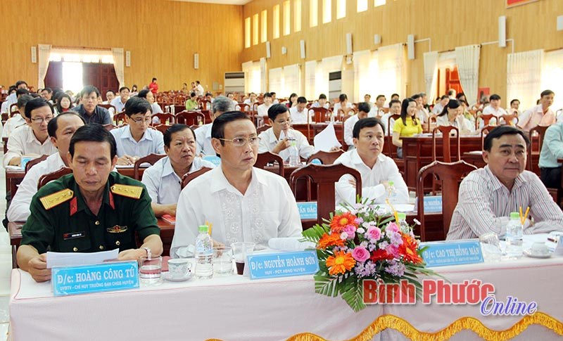 B&ugrave; Đốp Hội nghị Ban chấp h&agrave;nh Đảng bộ huyện lần thứ 14