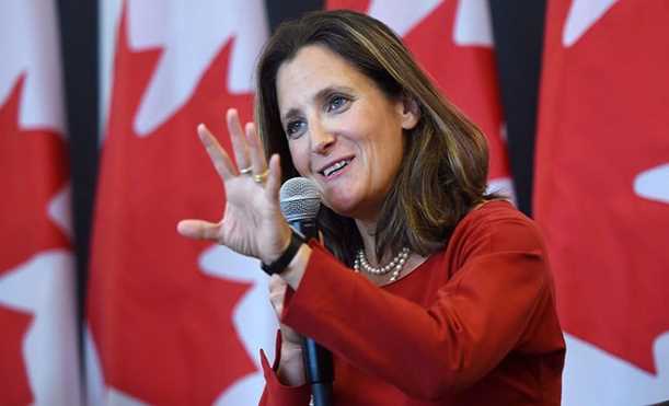Ngoại trưởng Canada Chrystia Freeland lần đầu thăm Ukraine