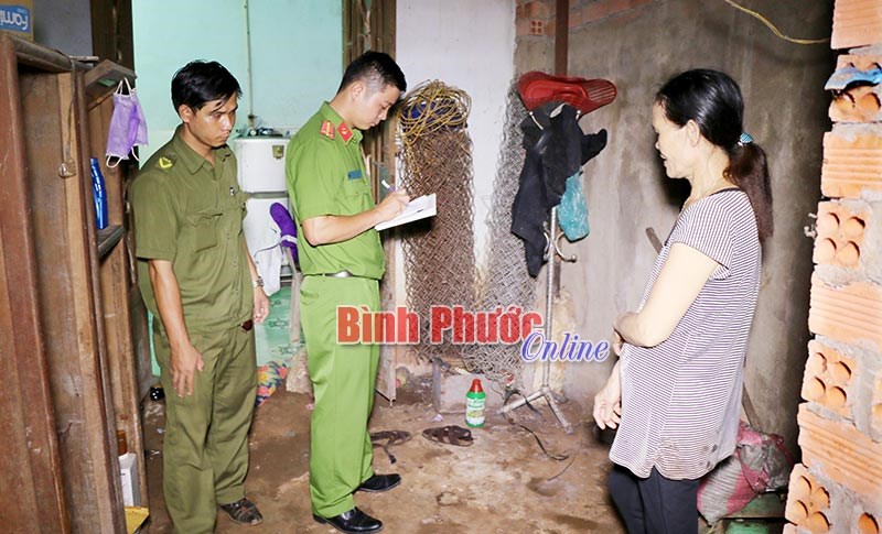 C&ocirc;ng an huyện Hớn Quản giữ b&igrave;nh y&ecirc;n cho nh&acirc;n d&acirc;n